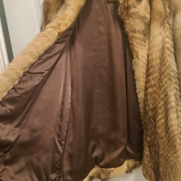 VINTAGE PADDOR'S COYOTE COAT SZ18 - Picture 4 of 9